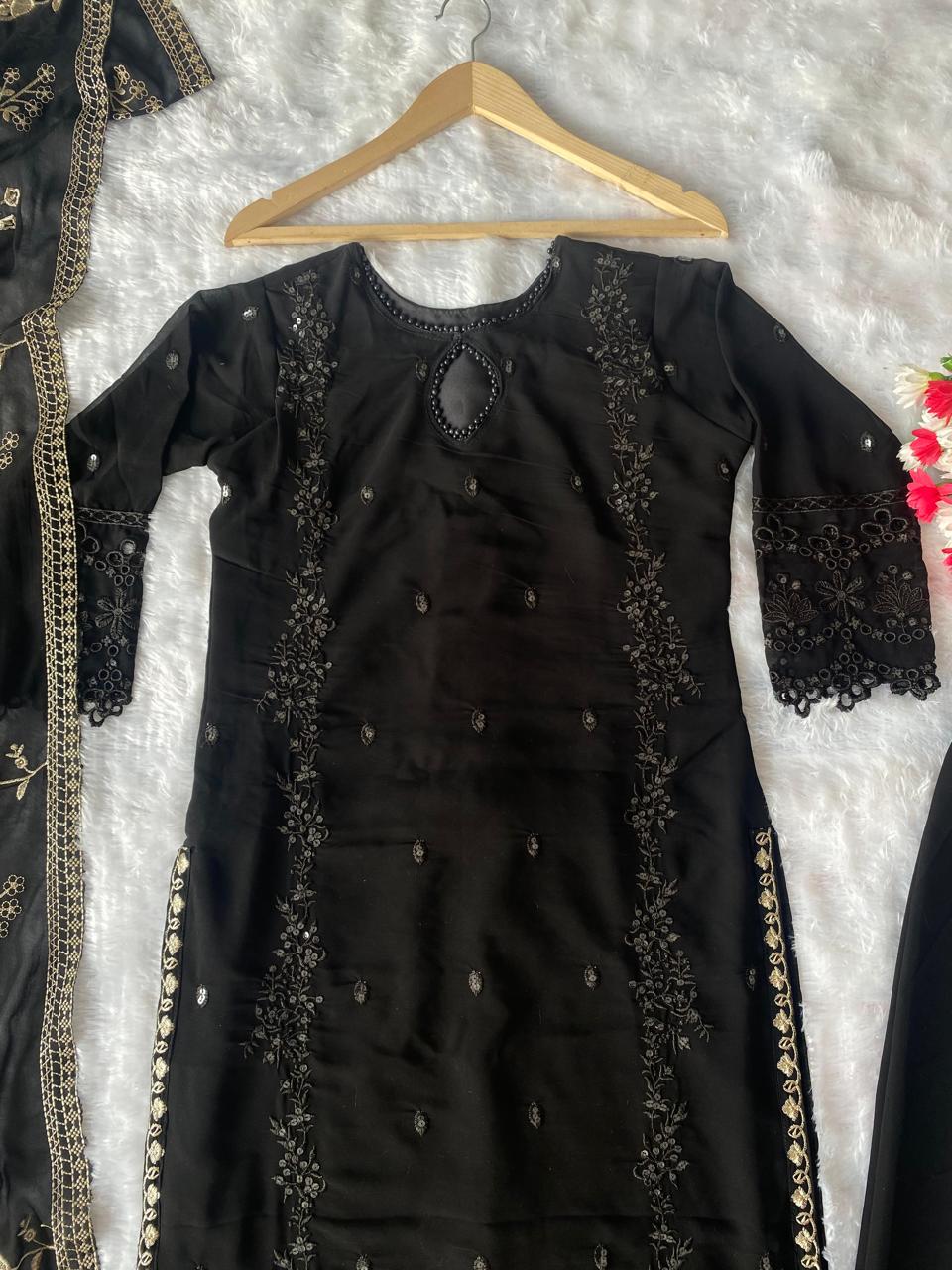 Black Pakistani Shalwar