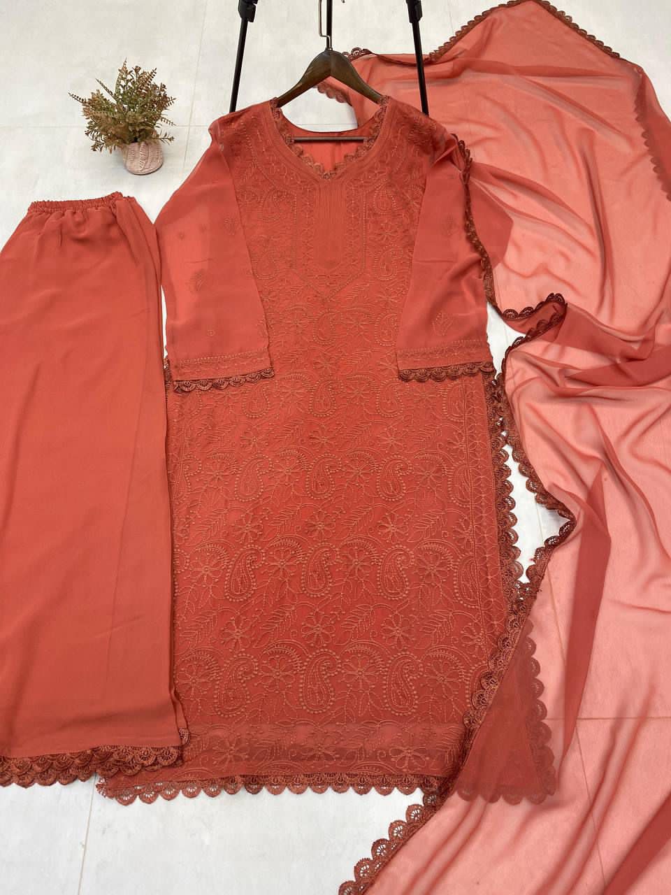 Thread Worked Shalwar