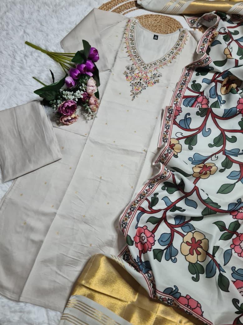 Vichitra Silk Shalwar