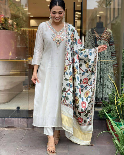 Vichitra Silk Shalwar