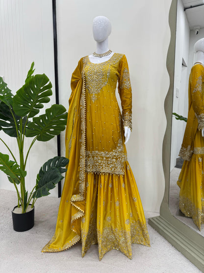 Readymade Dual Shaded Sharara