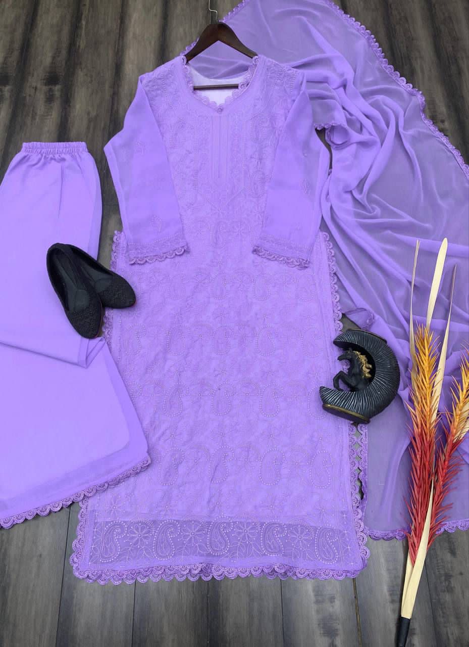 Thread Worked Shalwar